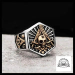 Bague Illuminati (Acier)
