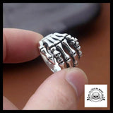 Bague Main Squelette (Argent)