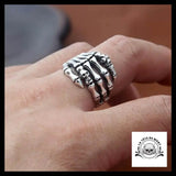 Bague Main Squelette (Argent)