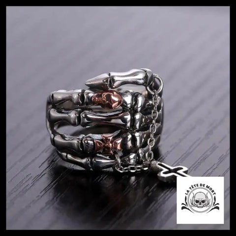 Bague Main Squelette en Argent