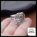 Bague Main Squelette (Argent)