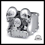 Bague Motard Rétro (Acier)