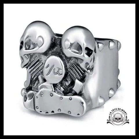 Bague Motard Rétro (Acier)