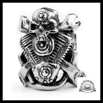 Bague Motard Vintage (Acier)
