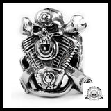 Bague Motard Vintage (Acier)