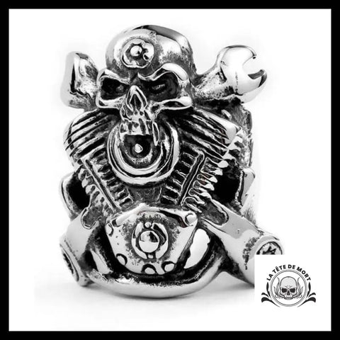 Bague Motard Vintage (Acier)