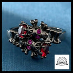 Bague Noire Femme Dark (Acier)