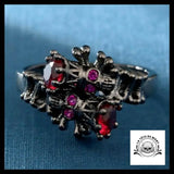 Bague Noire Femme Dark (Acier)
