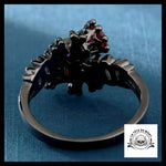 Bague Noire Femme Dark (Acier)