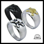 Bague Petite Tête de Mort (Acier)