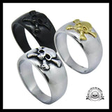 Bague Petite Tête de Mort (Acier)