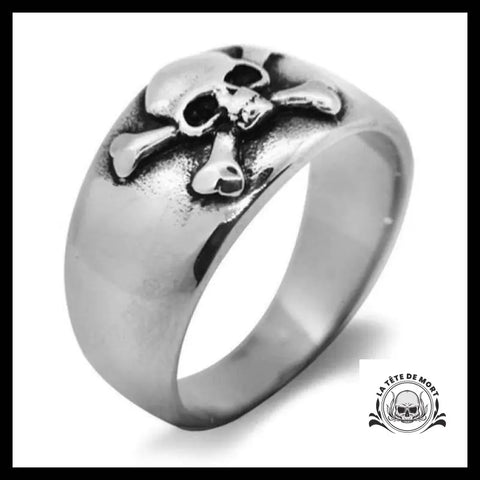 Bague Petite Tête de Mort (Acier)