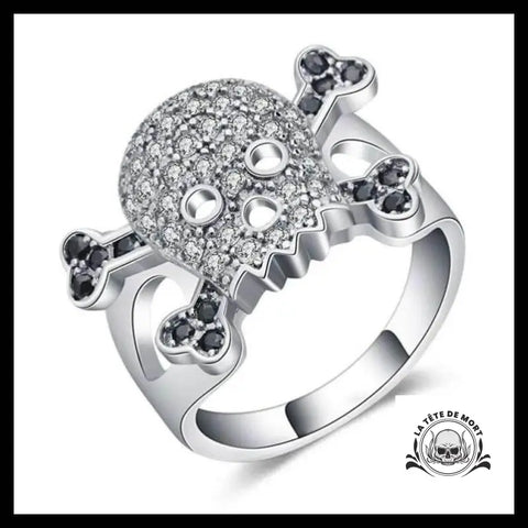 Bague Pirate Diamonds (Acier)
