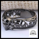 Bague Pirate Noir (Acier)