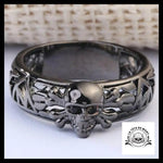 Bague Pirate Noir (Acier)