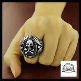 Bague Pirate Skull (Acier)