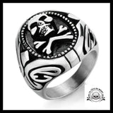 Bague Pirate Skull (Acier)