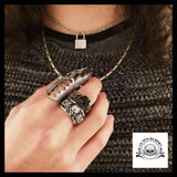 Bague Punk Homme (Acier)