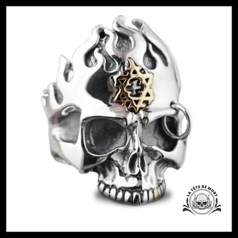Bague Punk Homme (Argent)