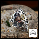Bague Punk Homme (Argent)