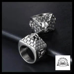 Bague Pyramide (Acier)