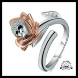Bague Rose Maudite (Acier)
