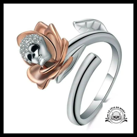 Bague Rose Maudite (Acier)