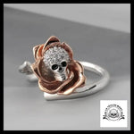 Bague Rose Maudite (Acier)
