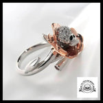Bague Rose Maudite (Acier)