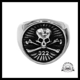 Bague Secte Macabre (Acier)