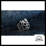 Bague Serpent Strass (Acier)