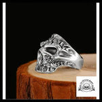 Bague Skull Argent Homme (Argent)