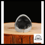 Bague Skull Argent Homme (Argent)