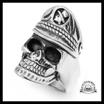 Bague Skull Army (Acier)