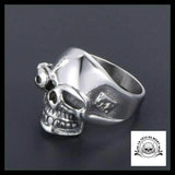 Bague Skull Biker (Acier)
