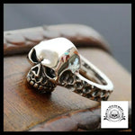 Bague Skull Démon (Argent)