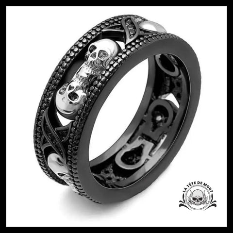 Bague Skull Femme (Acier)