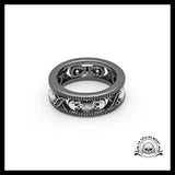 Bague Skull Femme (Acier)