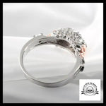 Bague Skull Flower (Acier)