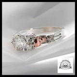 Bague Skull Flower (Acier)
