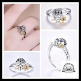 Bague Skull Gentleman (Acier)