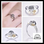 Bague Skull Gentleman (Acier)