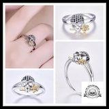Bague Skull Gentleman (Acier)