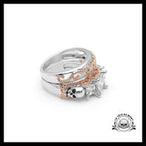 Bague Skull Gothique (Acier)