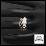 Bague Skull Gothique (Acier)