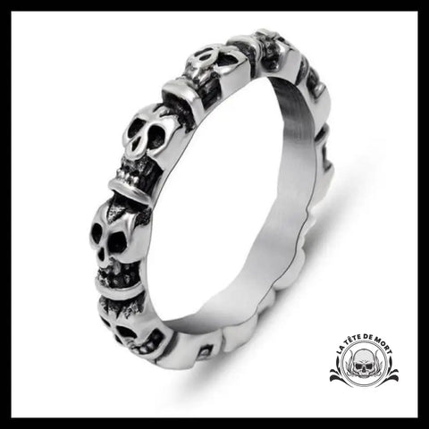 Bague Skull Homme (Acier)