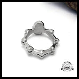 Bague Skull Rock (Acier)