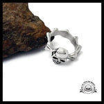 Bague Skull Rock (Acier)