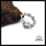 Bague Skull Rock (Acier)