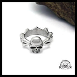 Bague Skull Rock (Acier)